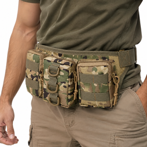 Bolsa de Cintura Impermeável para Trilha e Camping Montevie