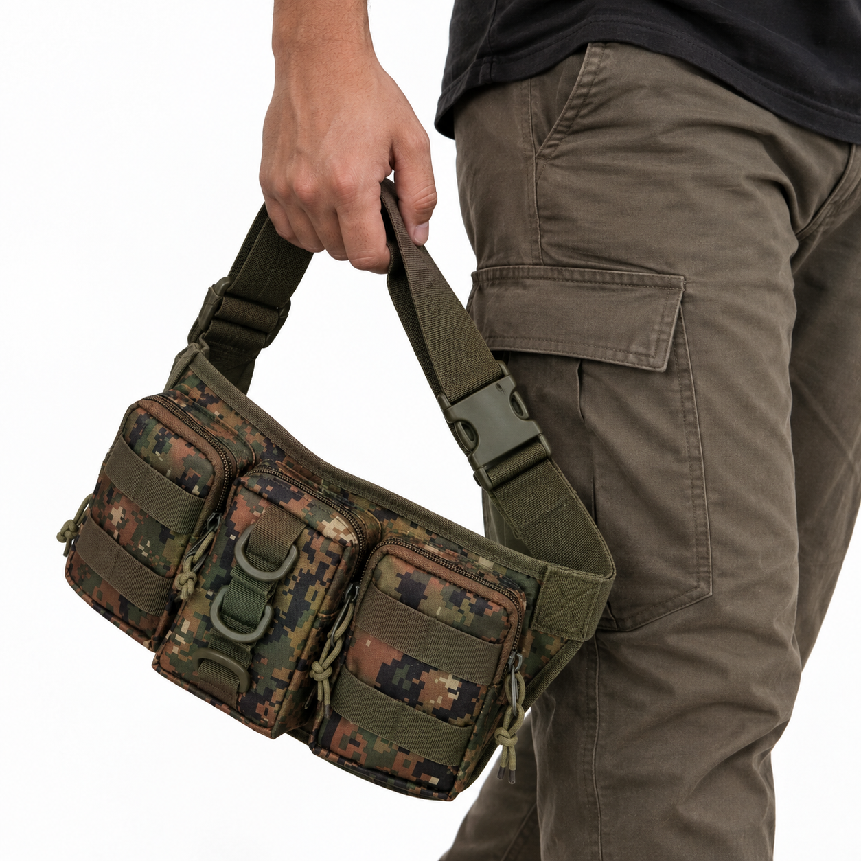 Bolsa de Cintura Impermeável para Trilha e Camping Montevie