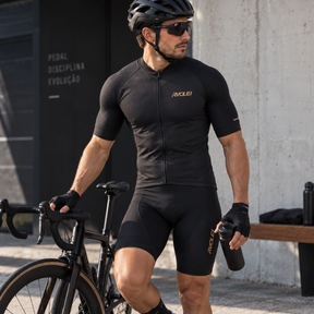 Conjunto de Ciclismo Masculino Camisa e Bermuda Montevie