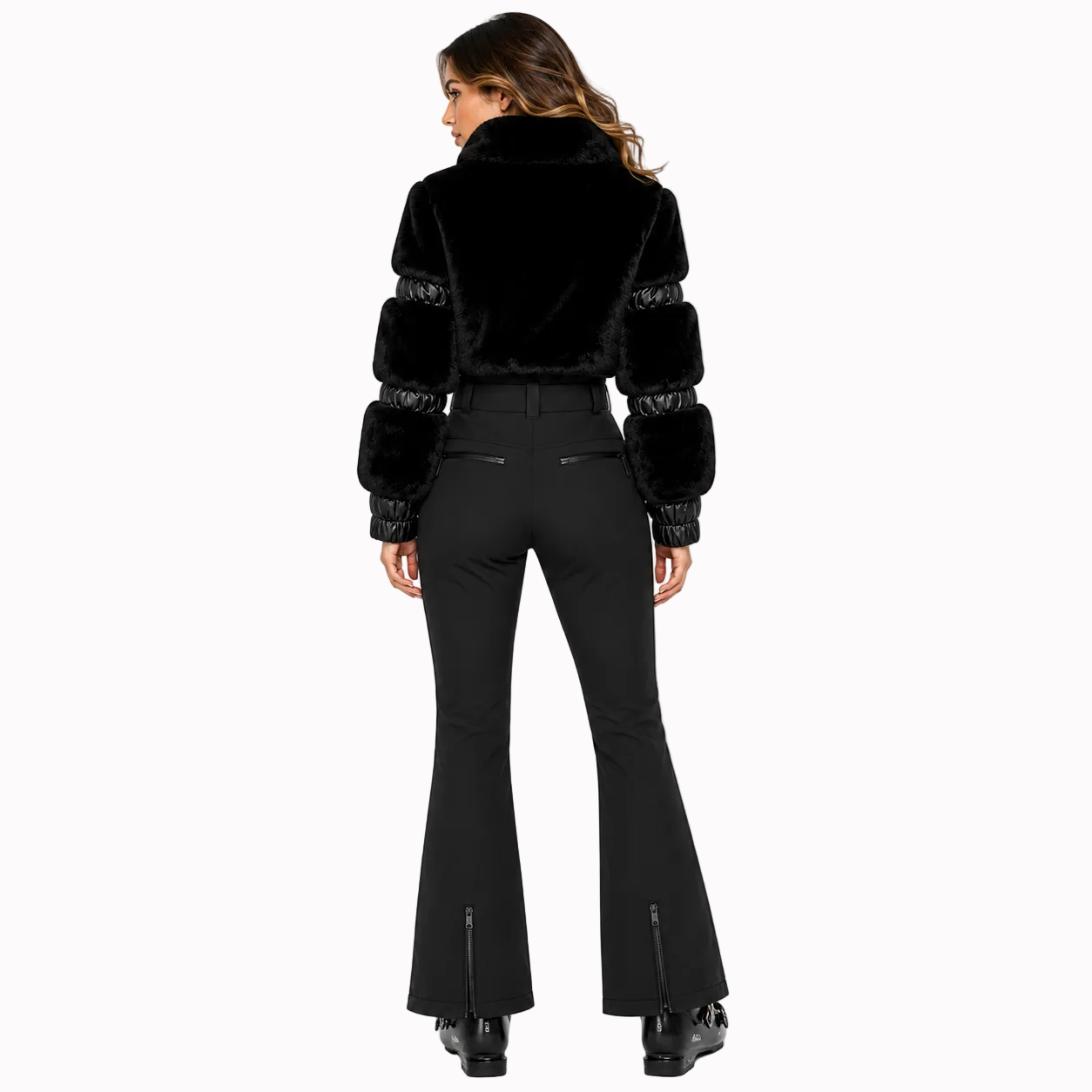 Macacão Feminino Ski Noir Impermeável Térmico Premium Montevie