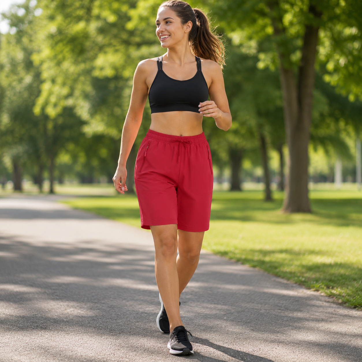 Shorts Feminino Casual Fitness Montevie