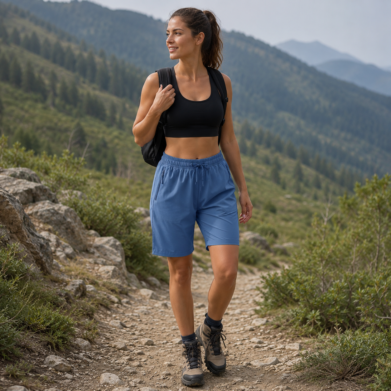 Shorts Feminino Casual Fitness Montevie
