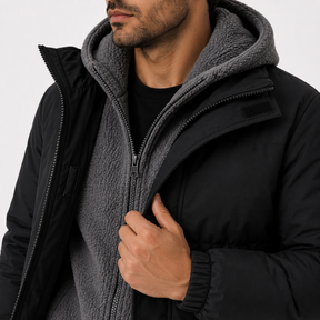 Jaqueta 2 em 1 Masculina Impermeável Fleece Winter Montevie