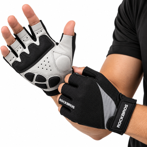 Luva de Ciclismo Meio Dedo com Gel Acolchoado Montevie