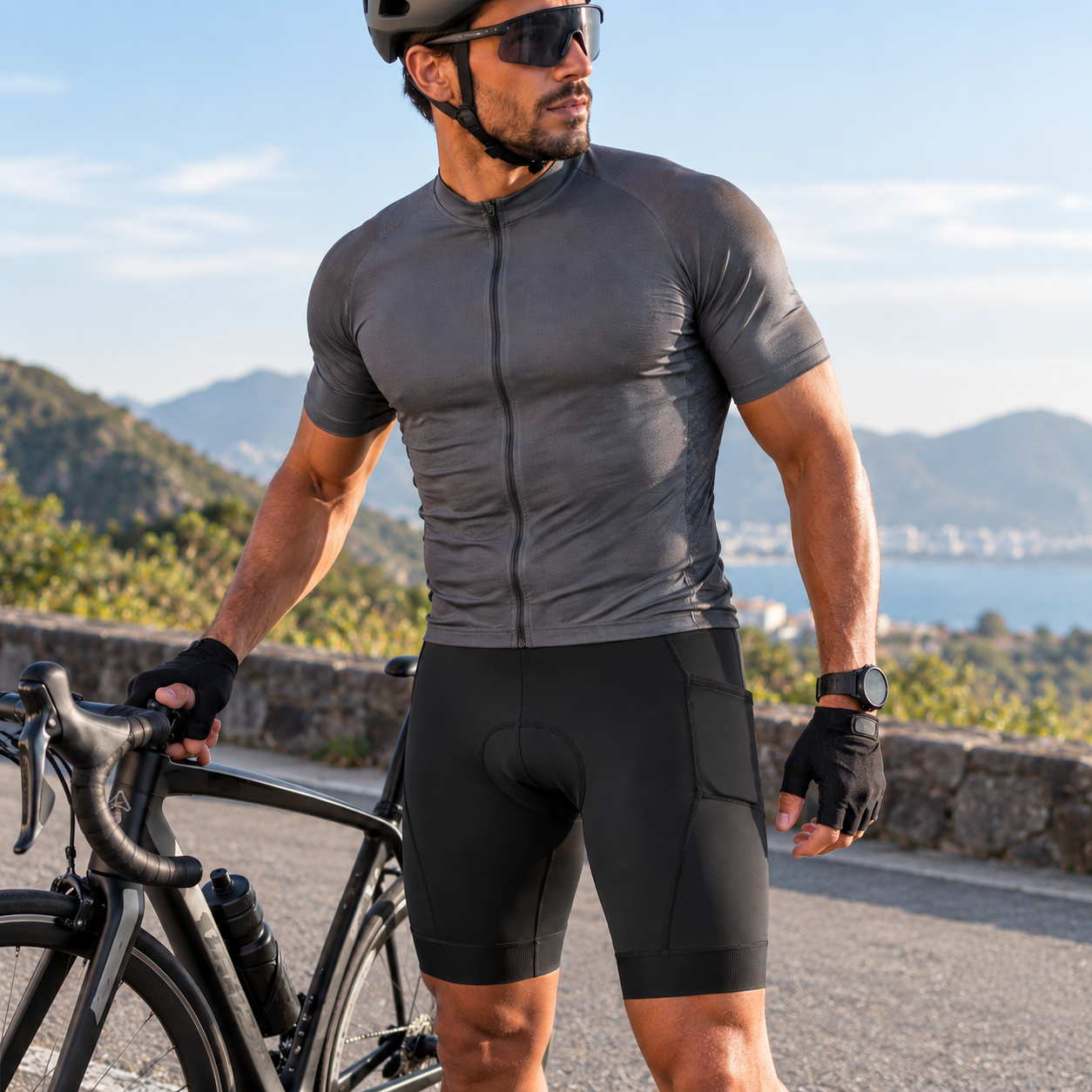 Shorts de Ciclismo Masculino com Almofada 3D Montevie