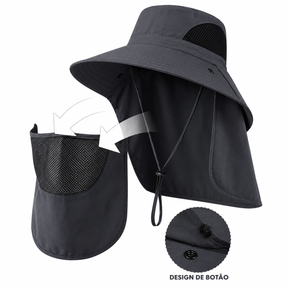 Chapéu Com Proteção UV Masculino Tech Montevie
