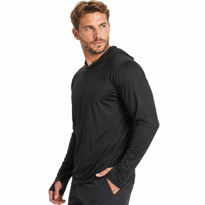 Blusa Masculina Térmica Anti-UV com Capuz Montevie