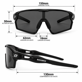 Óculos de Ciclismo Polarizado Proteção UV400 Montevie