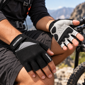 Luva de Ciclismo Meio Dedo com Gel Acolchoado Montevie
