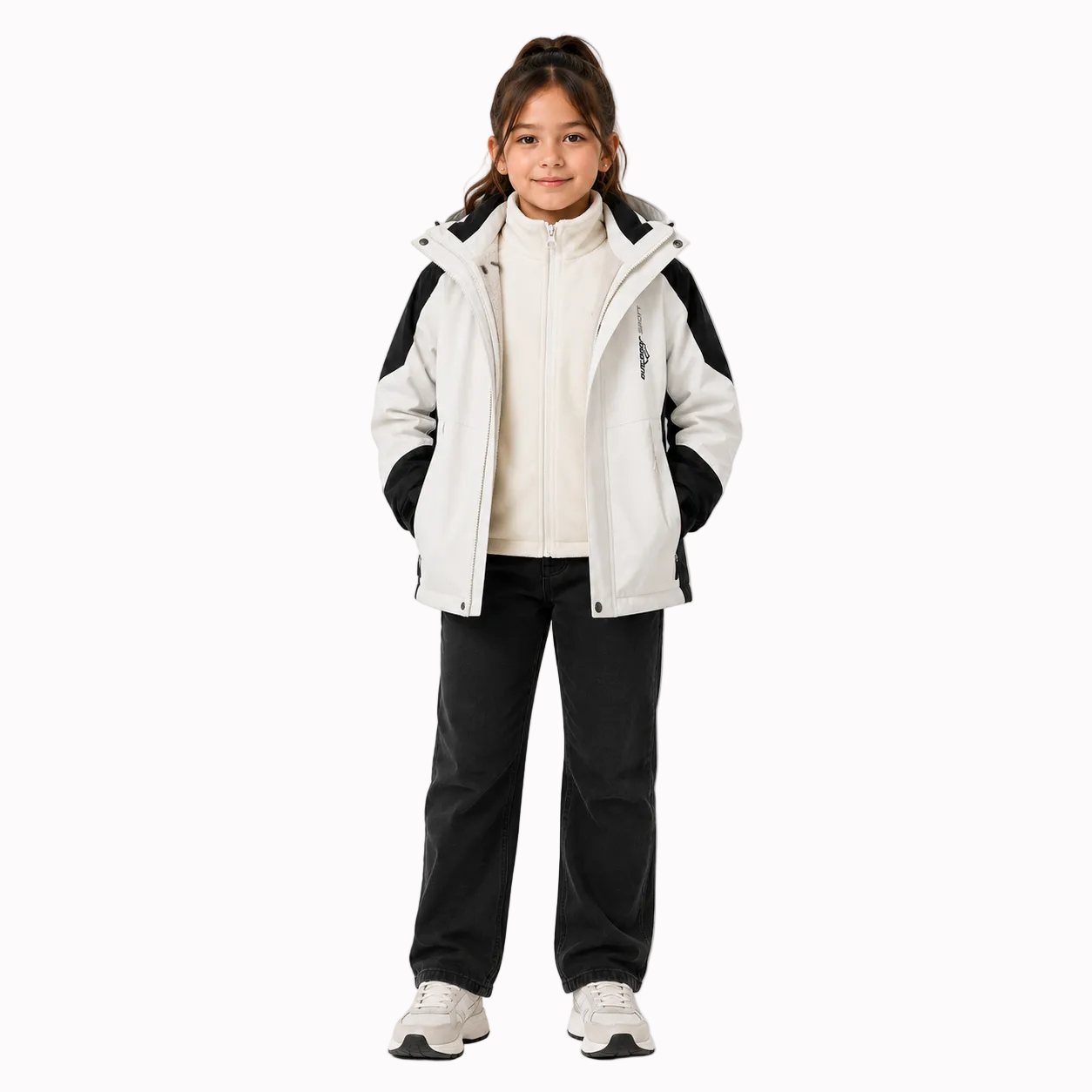 Jaqueta Infantil 3 Em 1 Lua Montevie Menina