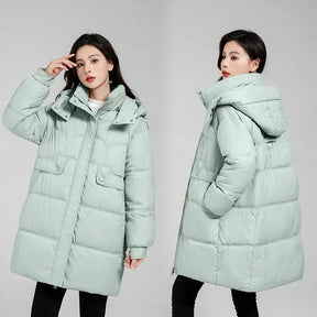 Jaqueta Feminina Parka Alongada Montevie