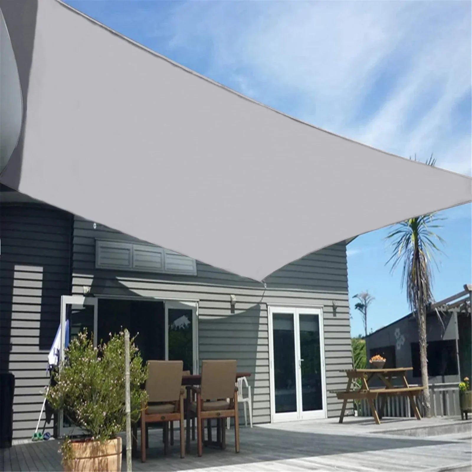 Toldo Portátil Impermeável Flexível e Resistente Com Proteção UV + Kit de Cordas