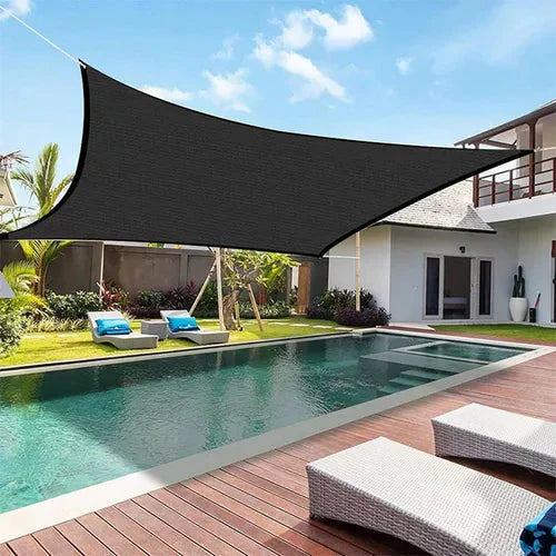 Toldo Portátil Impermeável Flexível e Resistente Com Proteção UV + Kit de Cordas